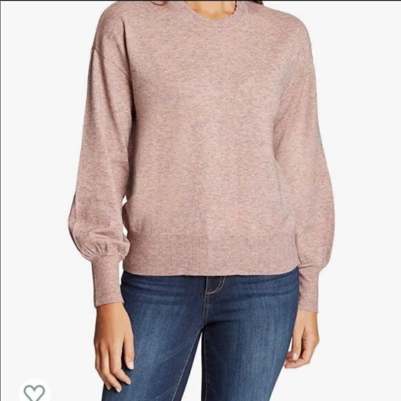 Ella Moss Heathered Balloon Sleeve Sweater XL - Picture 1 of 6